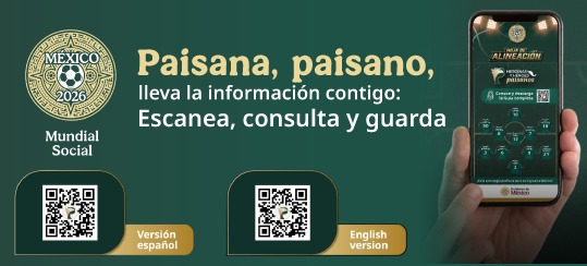 Paisana, paisano, lleva la información contigo